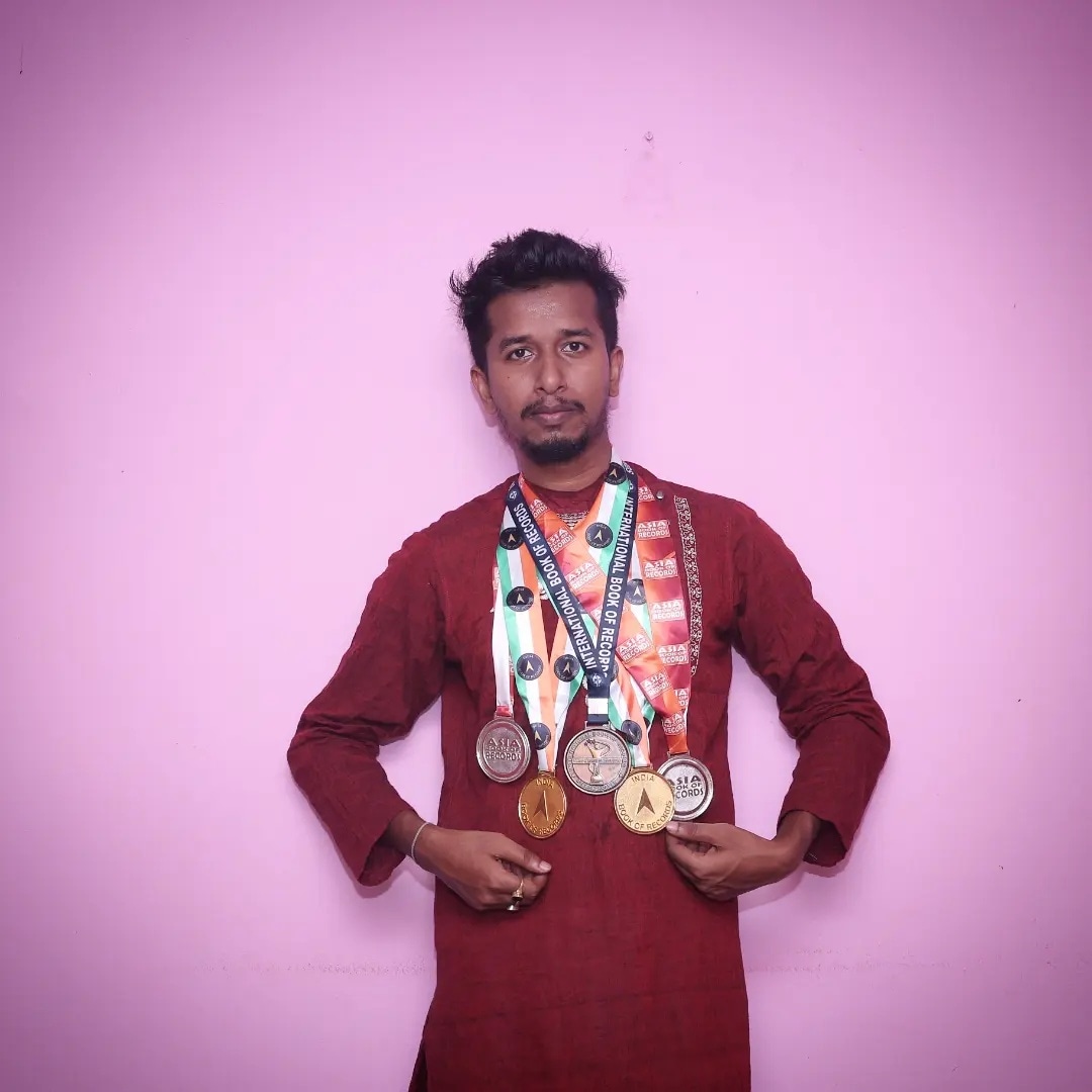 5 times World records holder Bikram Sutradhar